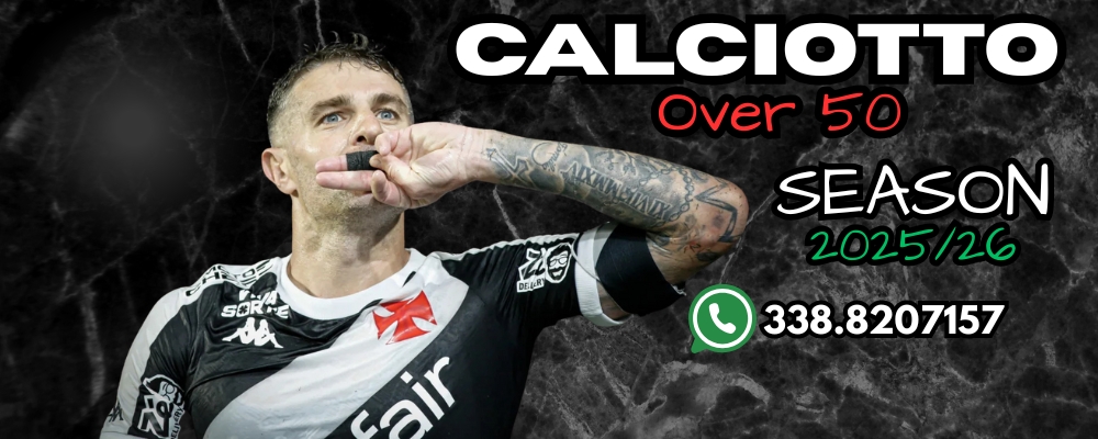:: Calciotto OVER50 >> ISCRIZIONI STAGIONE 2025/26 :: :: Calciotto OVER50 >> ISCRIZIONI STAGIONE 2025/26 ::